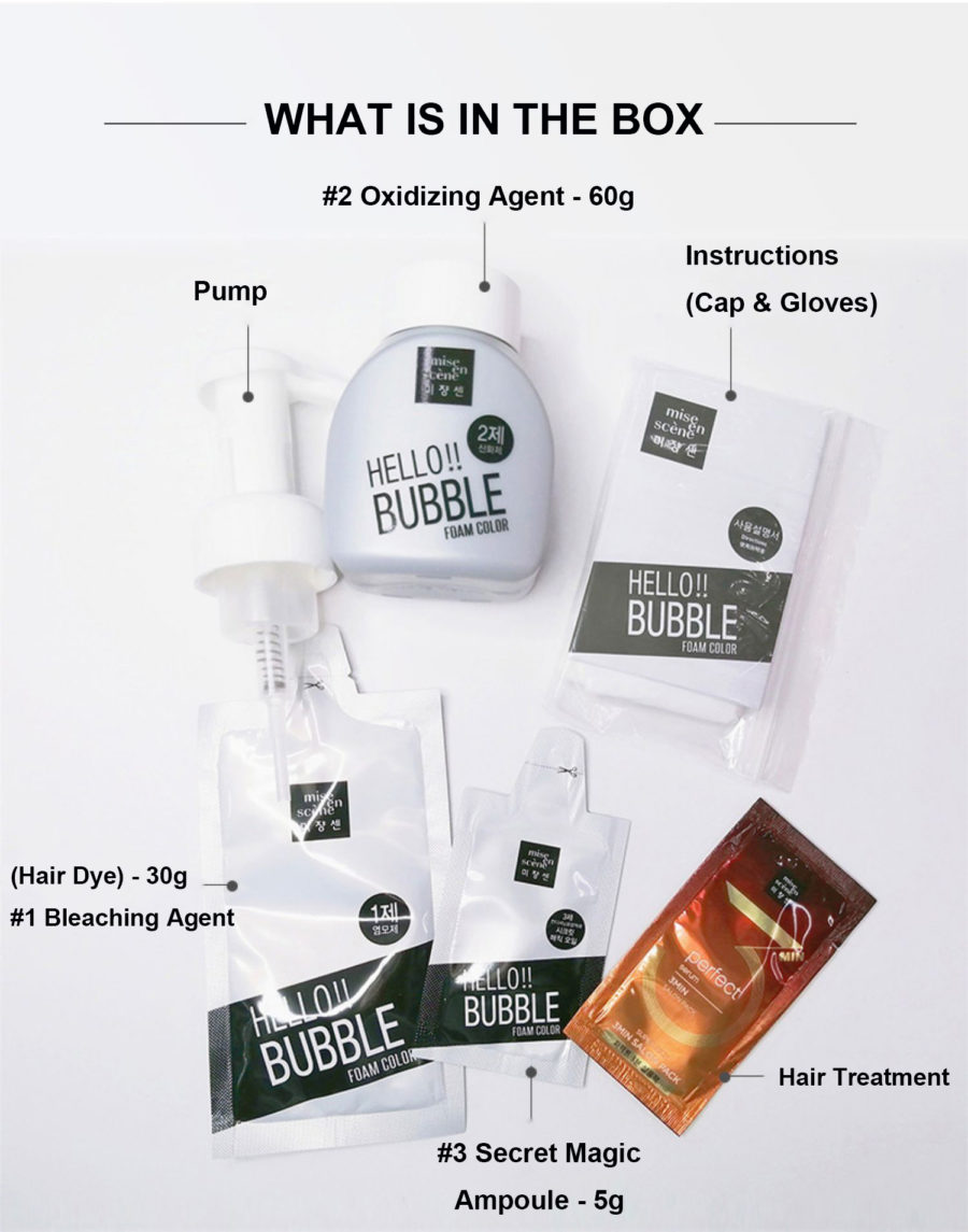 MISE EN SCENE - Hello Bubble Foam Hair Dye - Image 2